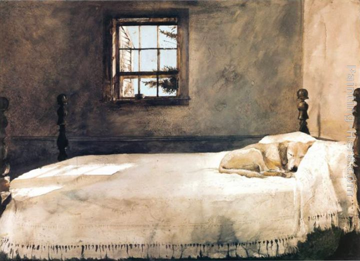 Master Bedroom painting - Andrew Wyeth Master Bedroom art painting